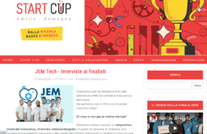 Startcup Emilia Romagna – JEM Tech – Intervista ai finalisti