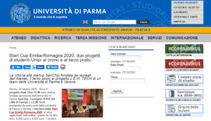 Start Cup Emilia-Romagna 2020: due progetti di studenti Unipr al primo e al terzo posto