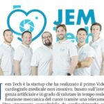 Jem Tech vince il Premio Speciale EIT Health InnoStars al Premio Nazionale per l'Innovazione 2020